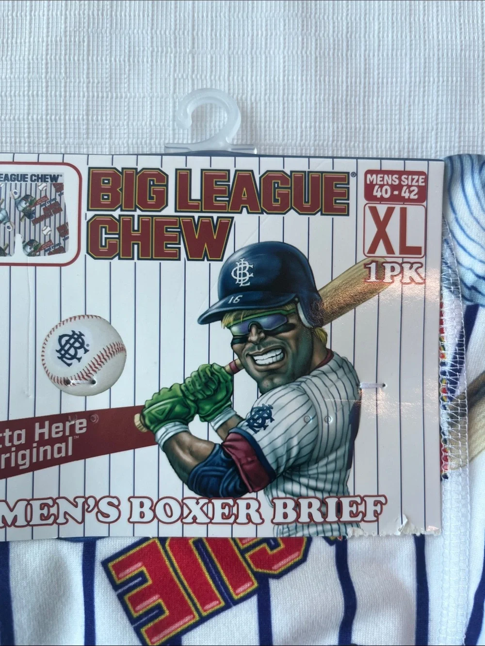 2-Big League Men’s Boxer Briefs &Fruit  Of The Loom Socks 2-Pair